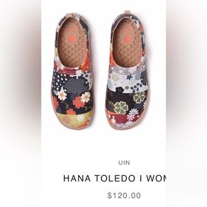 UIN Hana Toledo Floral Patchwork Slip-On Shoe size 10